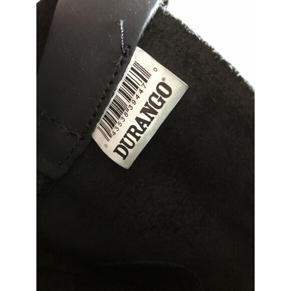 Durango Men's Harness Motorcycle Leather Black Pull On Boots NWT DB510 US 12EE - Picture 9 of 10